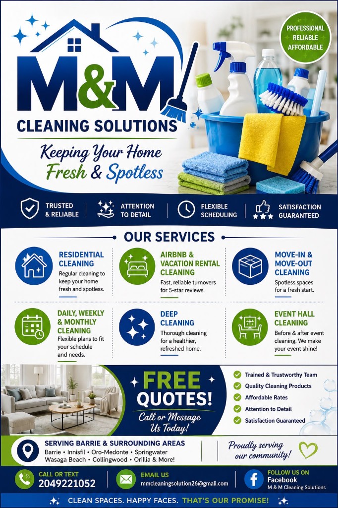 Clean, bright living space
